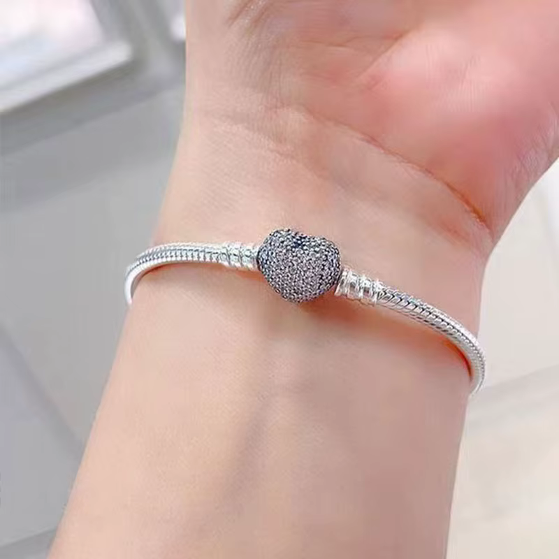 MINISO – bracelet en os de serpent avec couronne en argent sterling S925, adapté au bracelet DlY ori