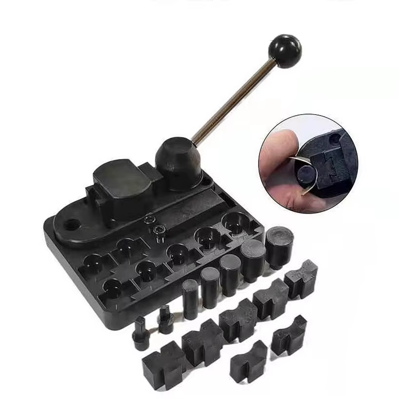 Machine à plier les anneaux multifonctionnelle DIY pour barres d'or et d'argent, pliage à 45/60/90 d