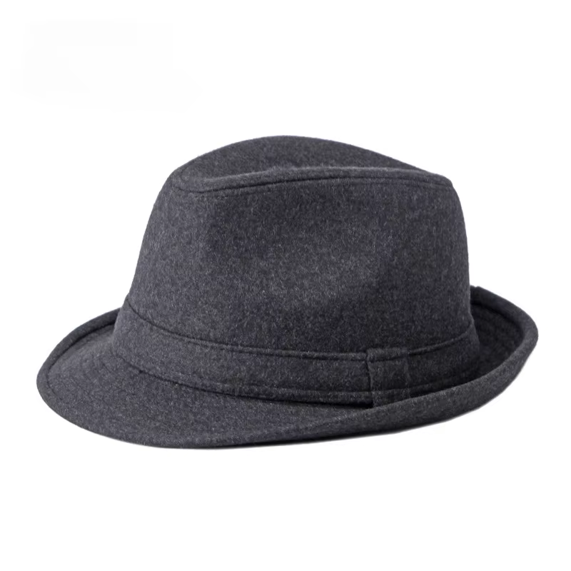 Chapeau de gentleman pour hommes, Style britannique rétro Simple, couleur Pure, chapeau haut-de-form