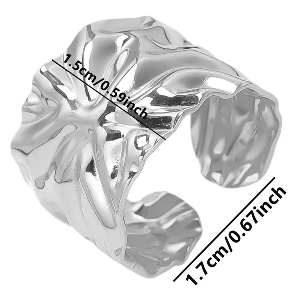 Bague en acier inoxydable pour femmes, dorée, mode européenne et américaine, nouveau modèle de haute