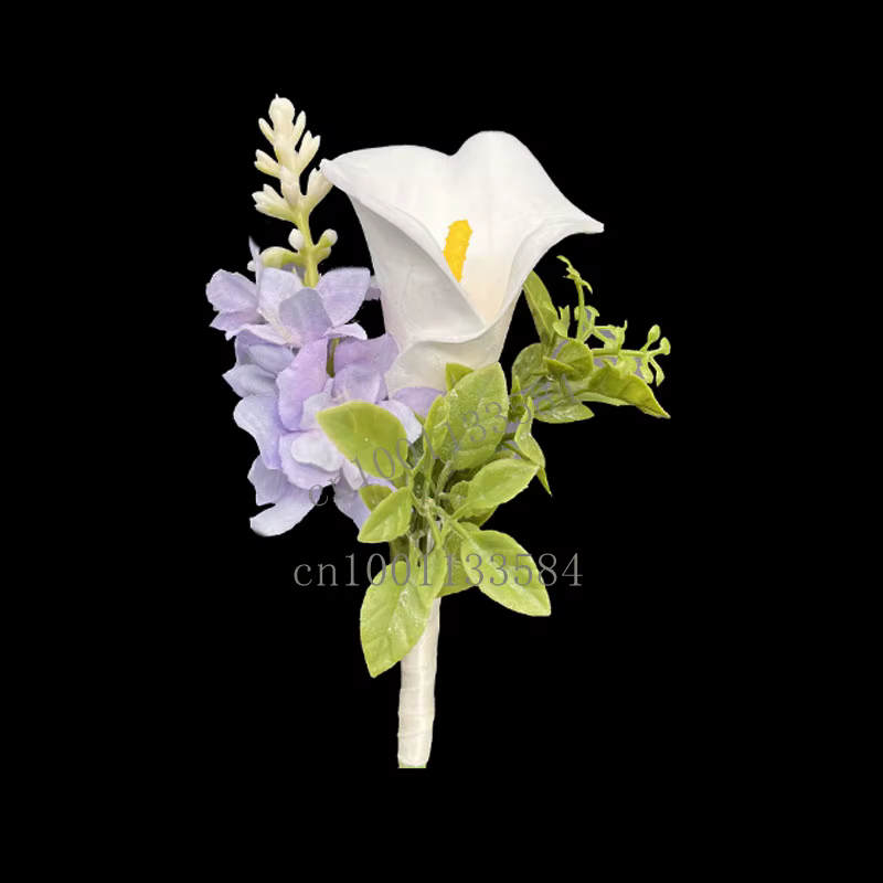 Bouquet de Patients Blancs de Whitney, Collection de Mariage, Lys Calla, CAN ies de la Vallée, Style