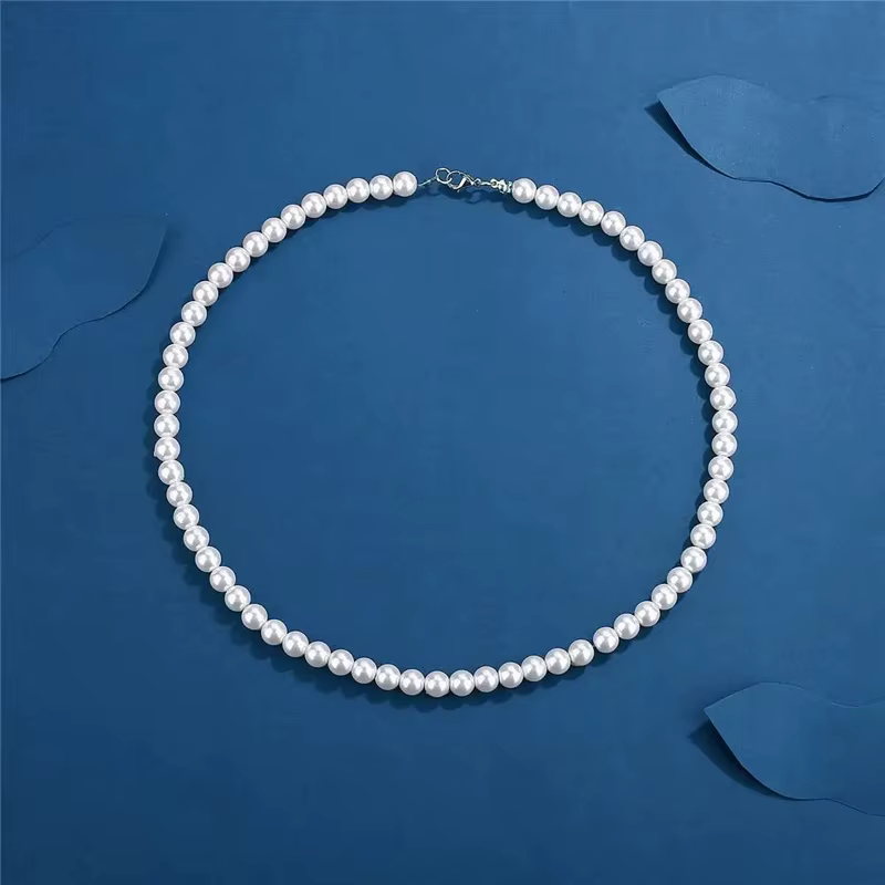 Collier de perles pour homme, simple, fait à la main, collier de perles, 2026, nouveau collier tenda