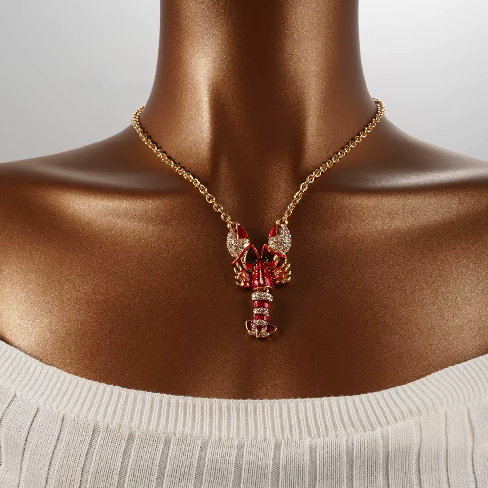 Collier pendentif en acier inoxydable pour femme, breloque vie marine, style bohème, beau cadeau élé