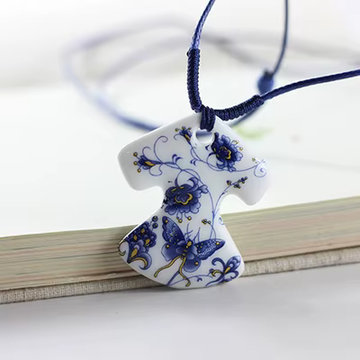 Colliers et pendentifs en céramique pour femmes, bijoux à la mode, vente en gros, livraison directe,