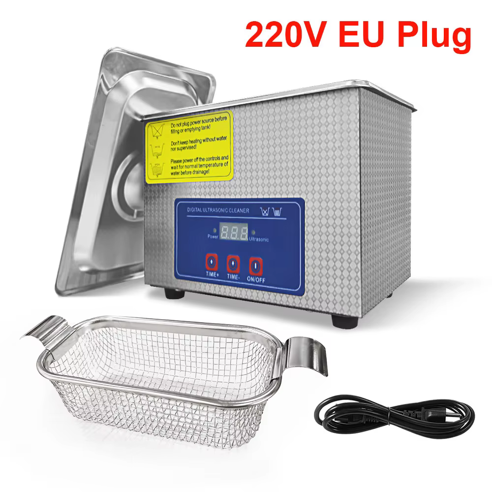 Nettoyeur à ultrasons 800ml, Mini Machine à laver Portable à vibrations haute fréquence pour bijoux,