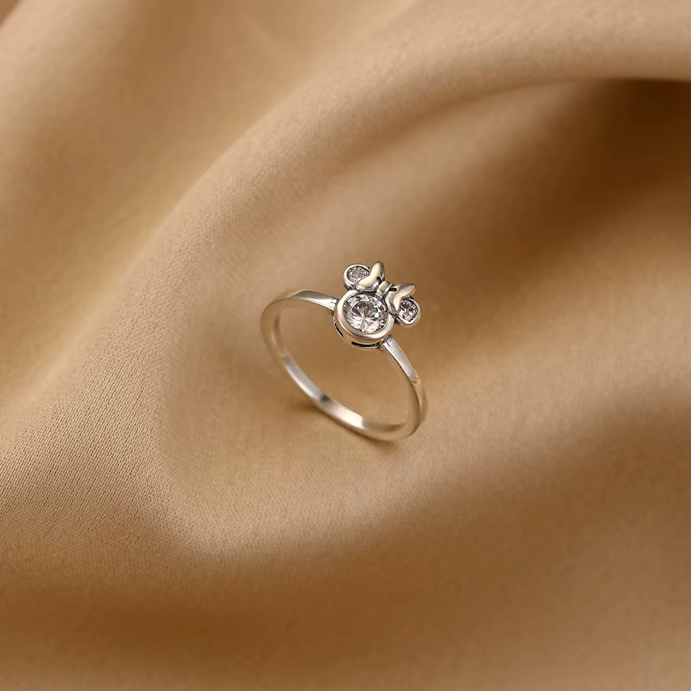 Bague luxueuse en argent 925, motif papillon, tailles 6, 7, 8, 9, idéale pour les femmes européennes