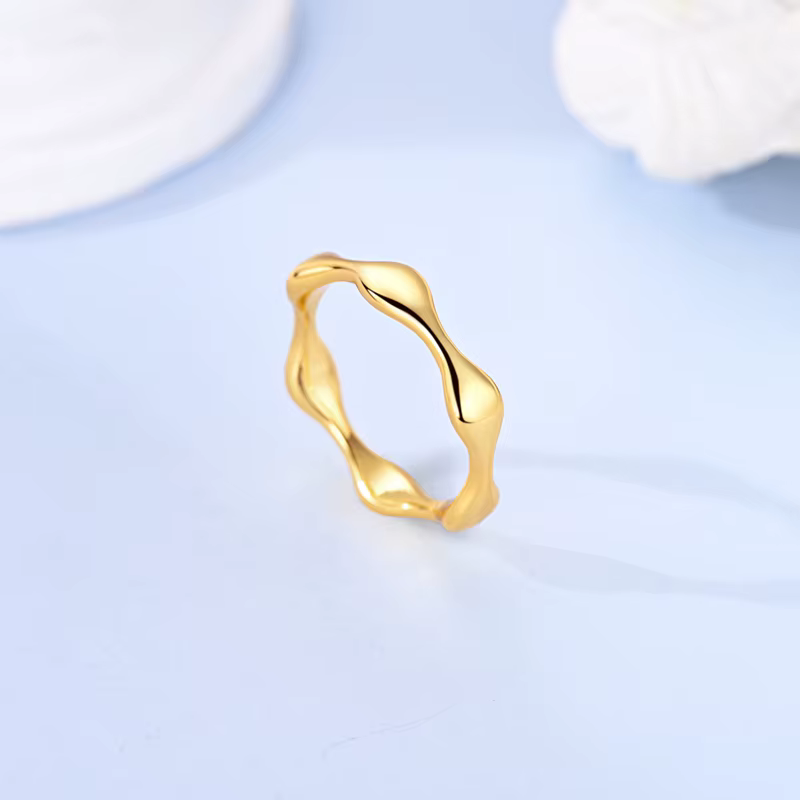 Bague en argent Sterling 925 doré, Design de luxe Original, bagues en Zircon pour femmes, bijoux de 