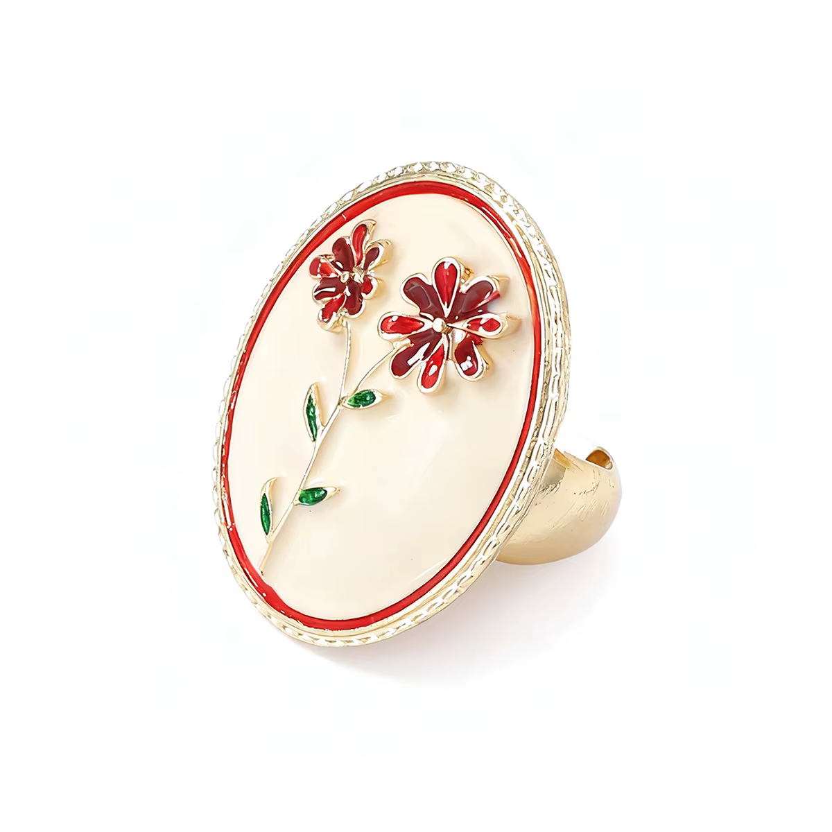ZAA – bagues géométriques en métal gaufré de fleurs, nouvelles bagues de luxe Vintage pour femmes, a