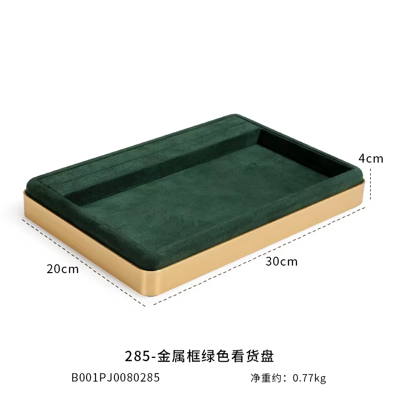 Nouveau plateau de présentation pour bijoux, rangement en métal multicolore, plateau de présentation