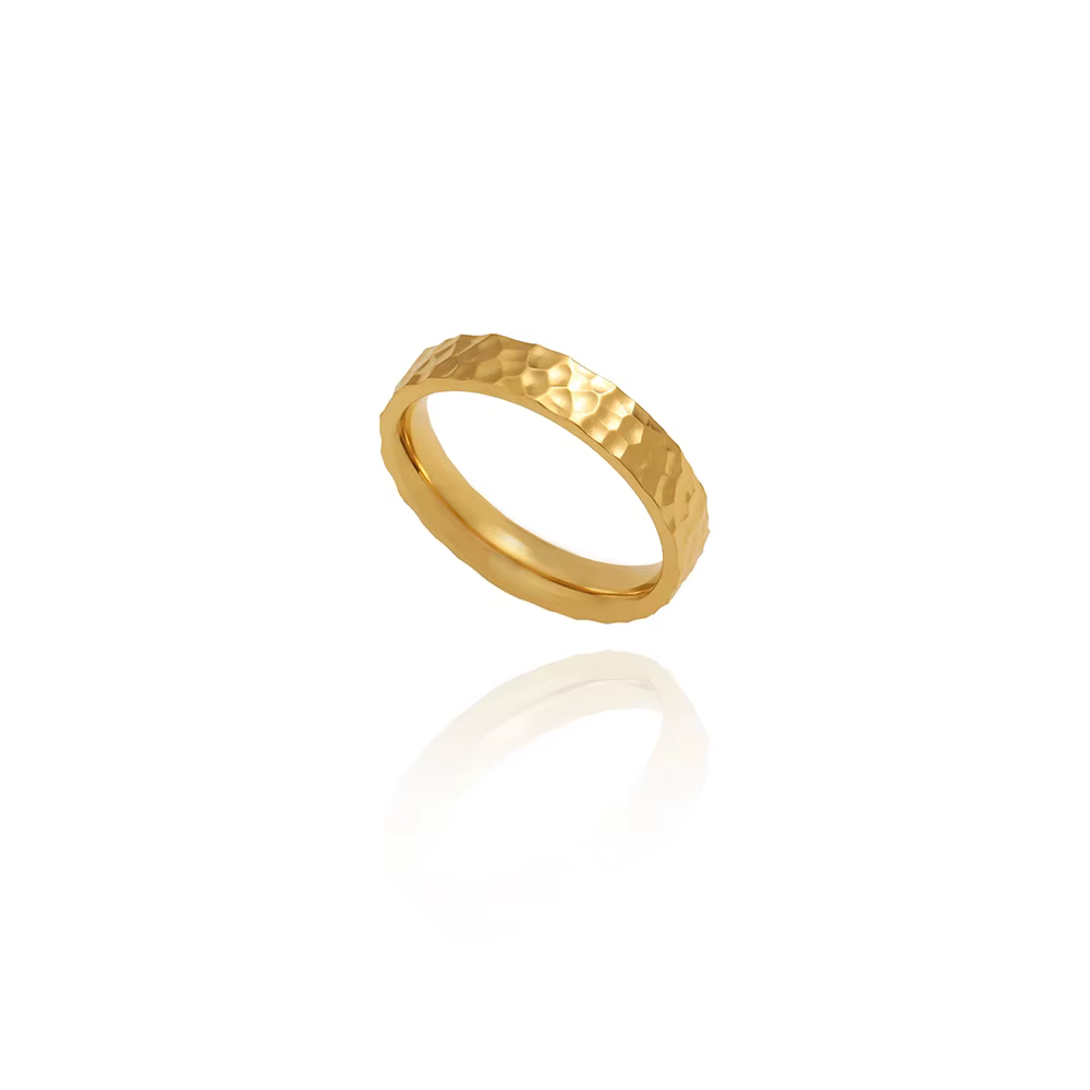 Bague en acier inoxydable avec ondulations de l'eau pour femme, bijoux en métal céleste, 193.ería ac