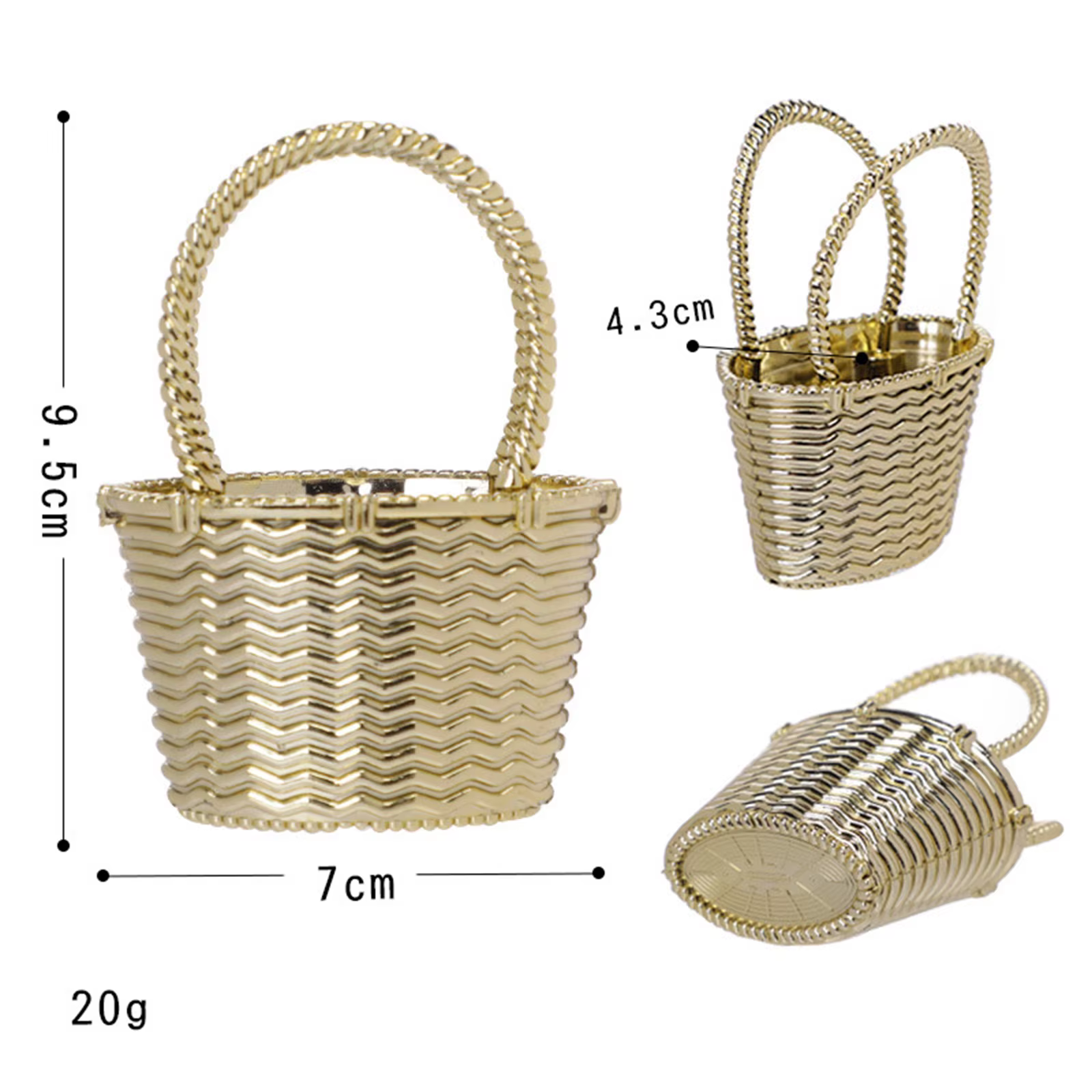 Boîte à bonbons en forme de grille de luxe délicate, paquet de 12 pièces, cadeaux de fête de mariage