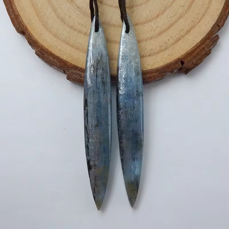Pierre naturelle bleu Kyanite fabrication de bijoux perles, boucles d'oreilles Marquise semi-précieu