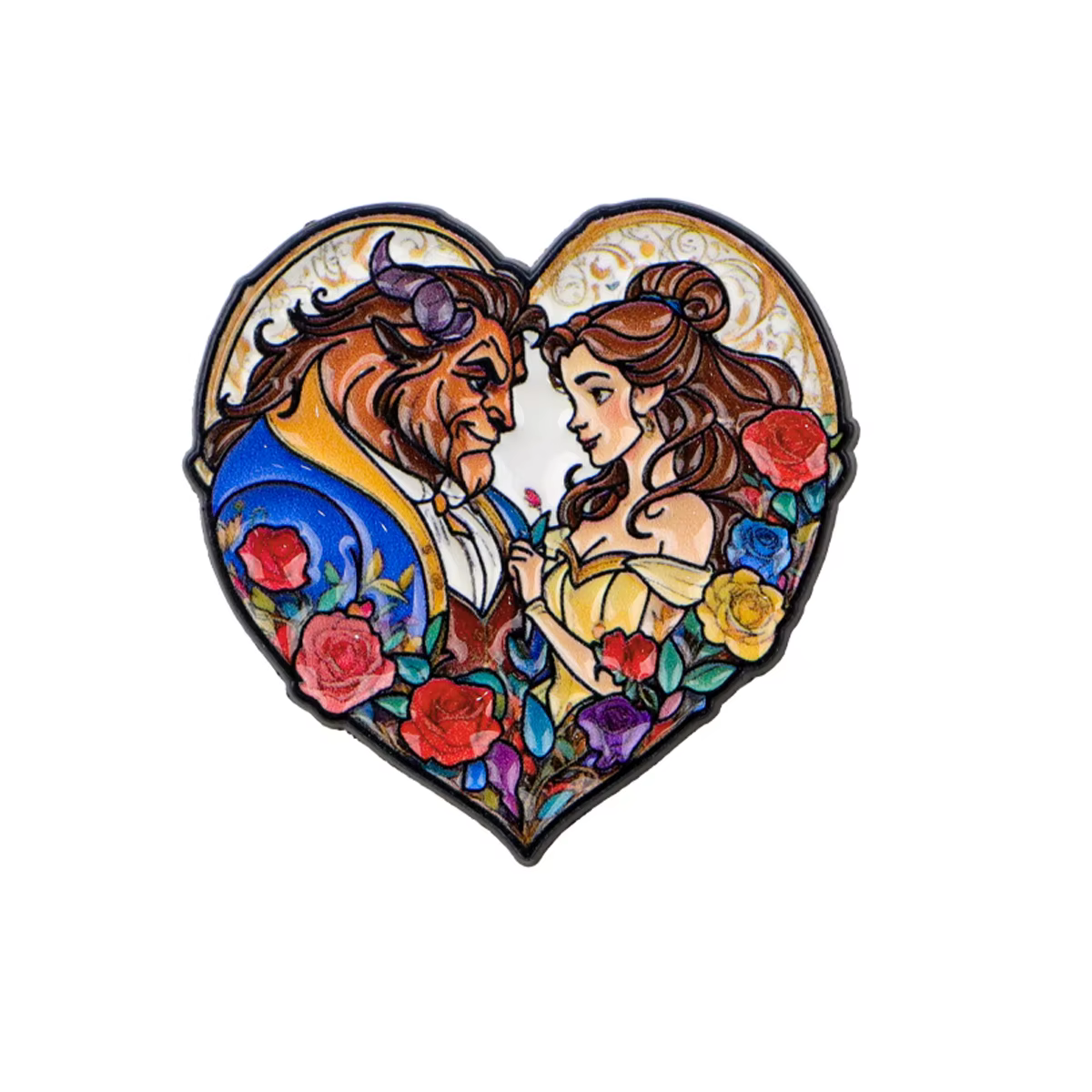 Broches romantiques en émail en forme de livre et de cœur, broche rose pour vestes et sacs à dos, bi