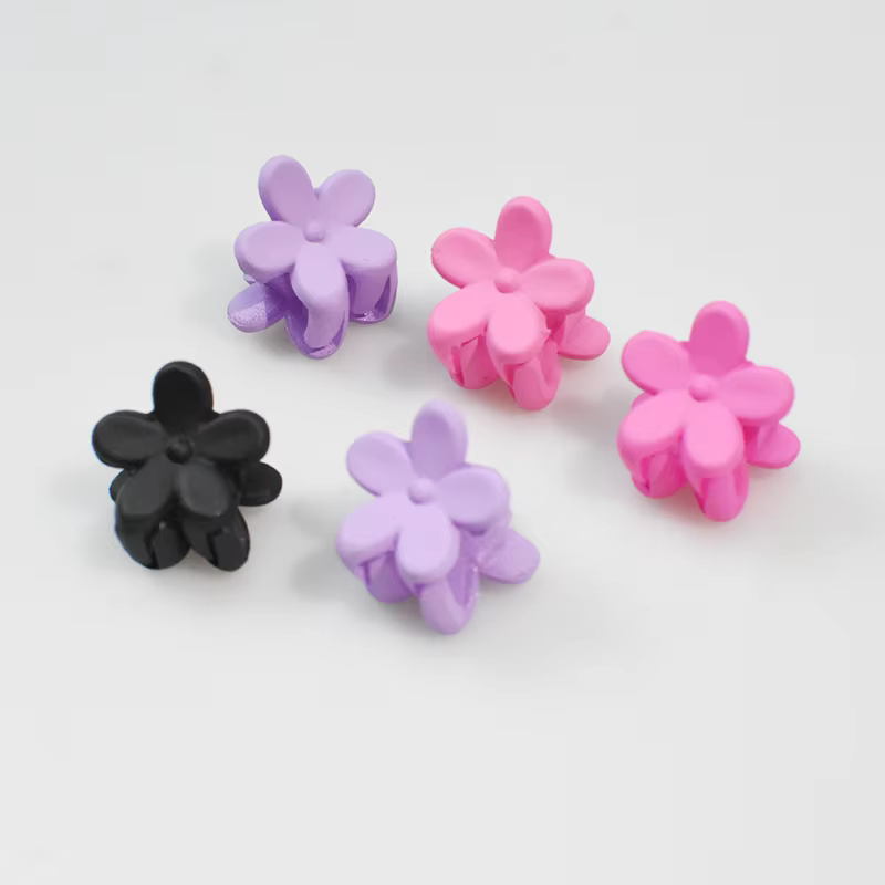 Pince à cheveux florale chic et unique pour femme, pince latérale antidérapante Kawaii pour frange, 