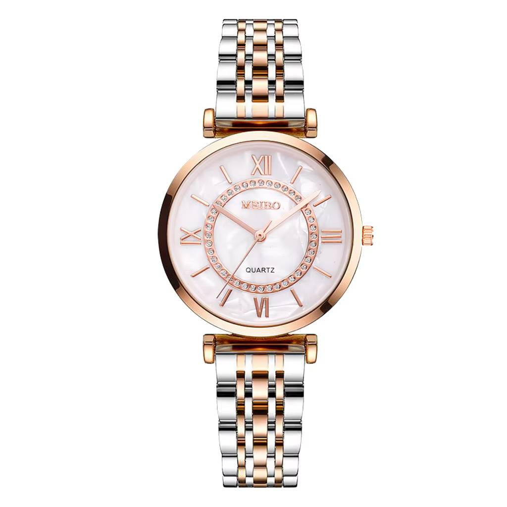 Luxe cristal femmes Bracelet montres haut de gamme mode diamant dames Montre à Quartz en acier Femme