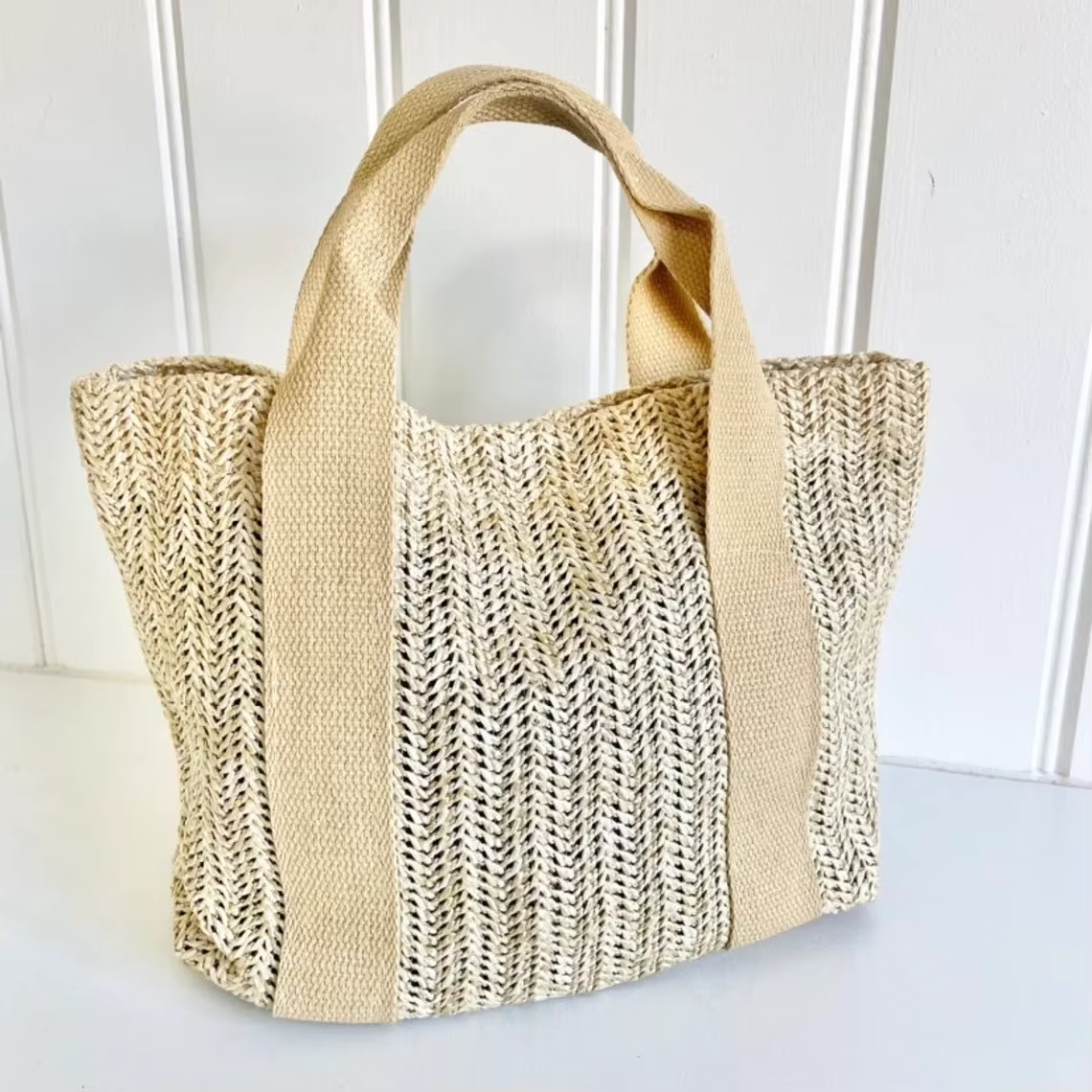 Sac de plage en paille personnalisé pour demoiselle d'honneur, enterrement de vie de jeune fille, sa