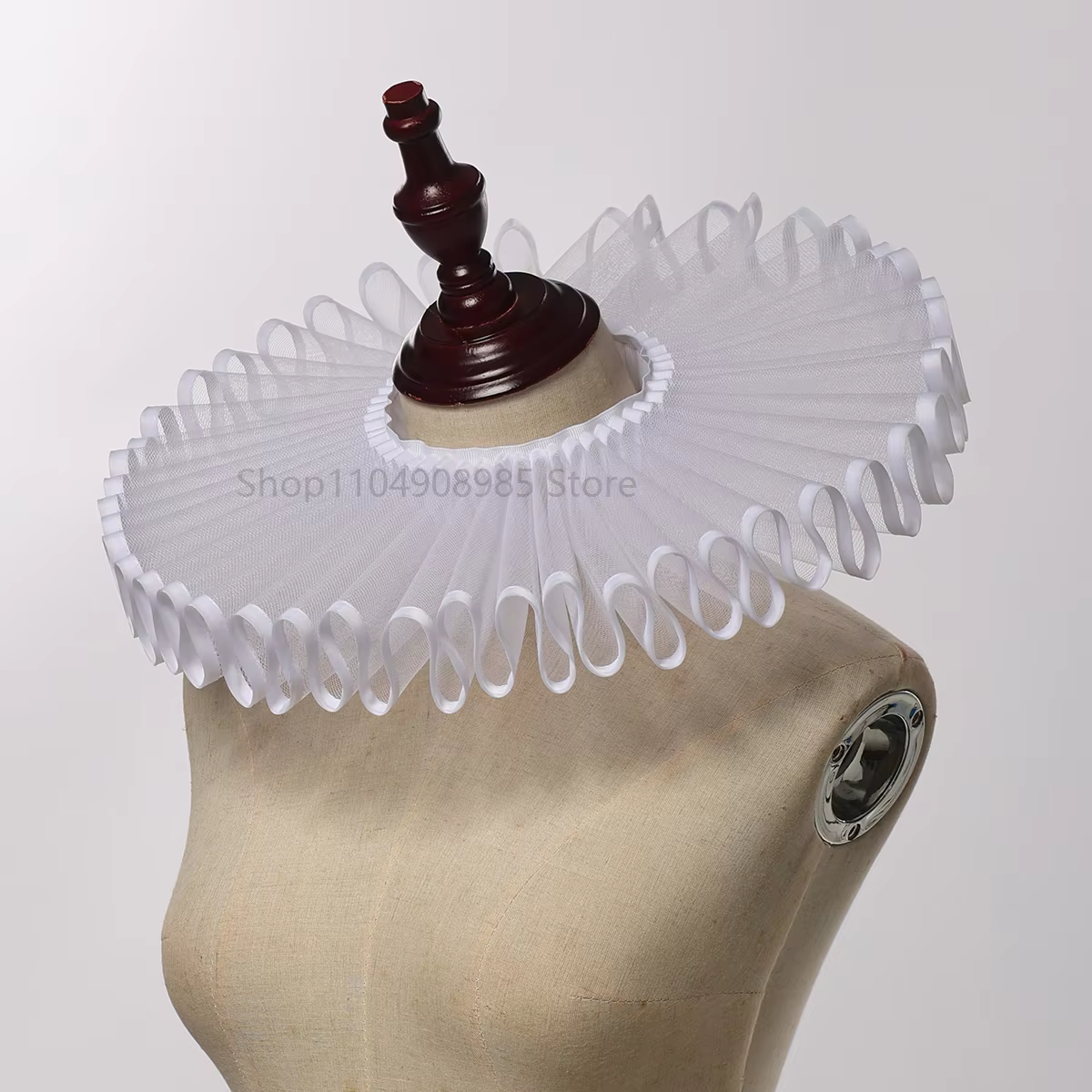 Costume de Clown, collier de Cosplay, victorien, Renaissance, ras du cou à volants, Vintage, col en 