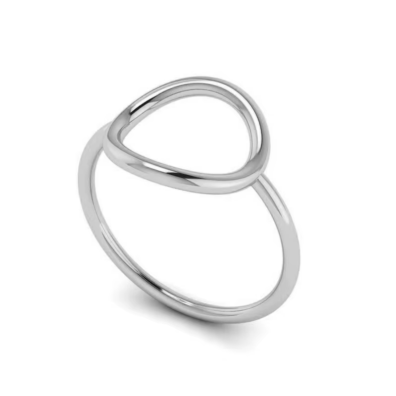 Bagues Dorées en Acier Inoxydable pour Femmes, Bijoux Géométriques Vintage, Délicat, Empilable, Cerc