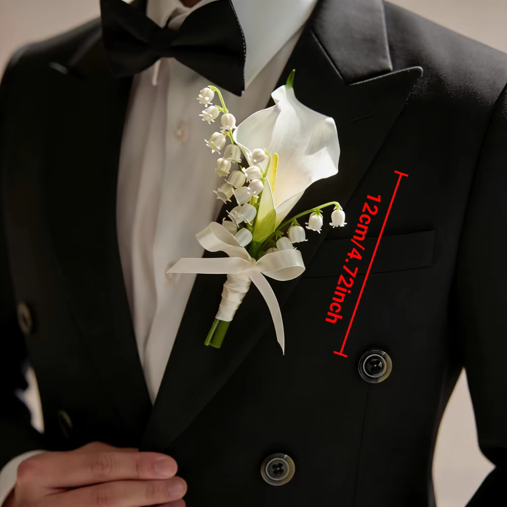Accessoire de photographie de mariage Calla Lily Bouquets de demoiselles d'honneur de mariée Calla L