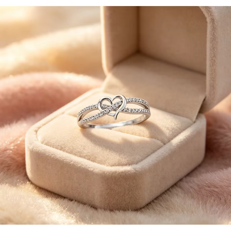 Bague élégante en argent Sterling 925 pour femmes, avec zircone brillante, bijoux de fiançailles, de