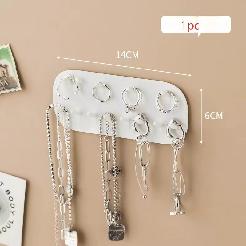 Porte-Colliers en Acrylique, Support Mural pour Bijoux, Organisateur de Colliers Suspendus pour Coll