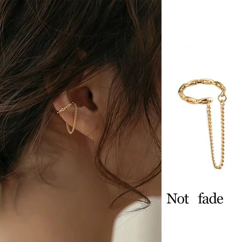1 Pc mode minimiste sans Piercing oreille manchette boucles d'oreilles pour femme faux Piercing Earc
