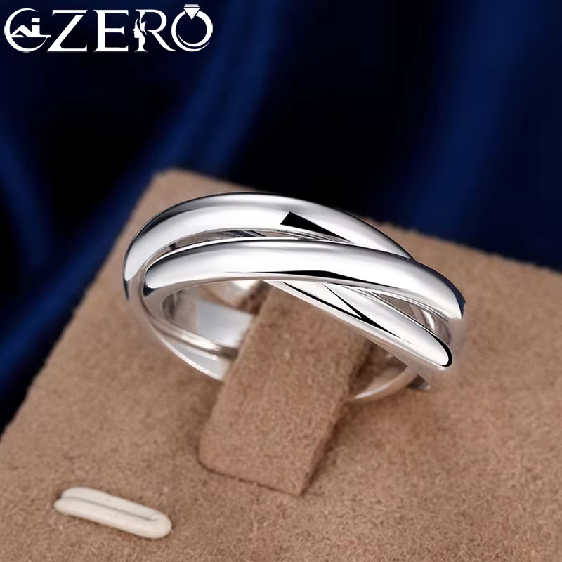 Bagues rondes en argent Sterling 925 pour femme, bijoux fins, vente en gros, produits tendance, offr