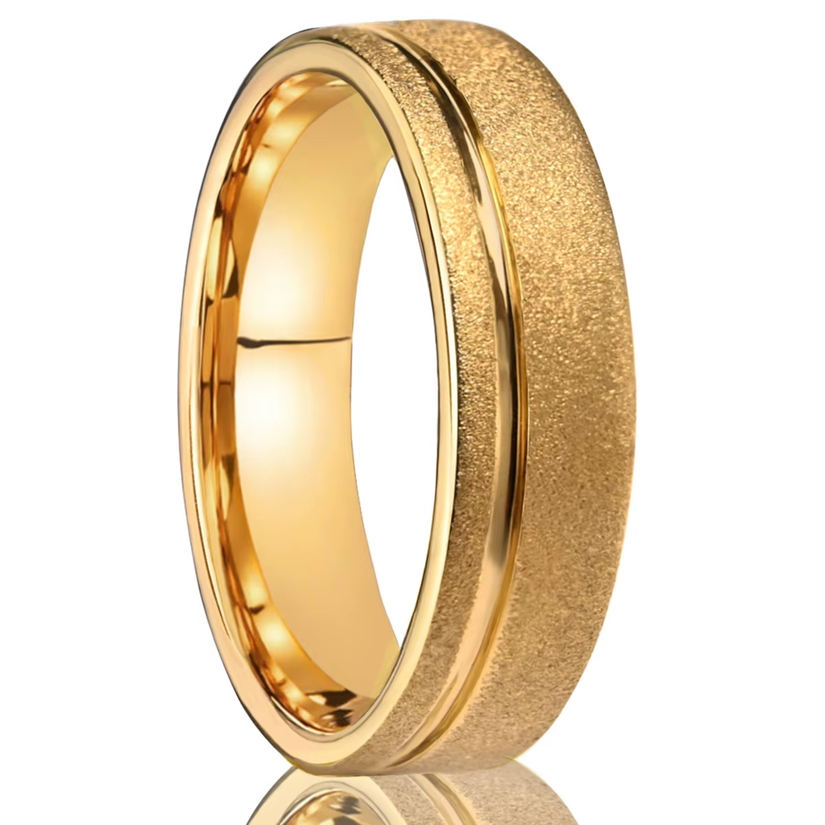 Anillos de mariage bagues de promesse de luxe pour homme joyas bague en tungstène bijoux plaqués or 