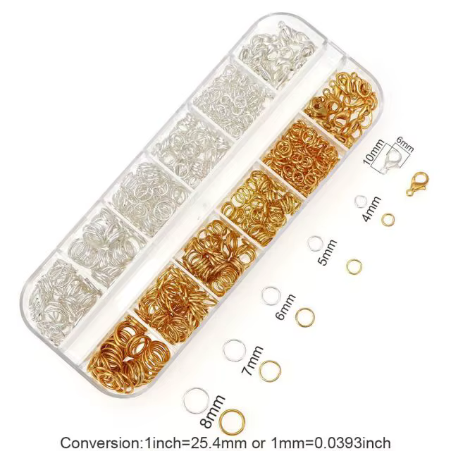 Nouveau kit de 1 ensemble d'accessoires pour la fabrication de bijoux, kit de fournitures pour la ré