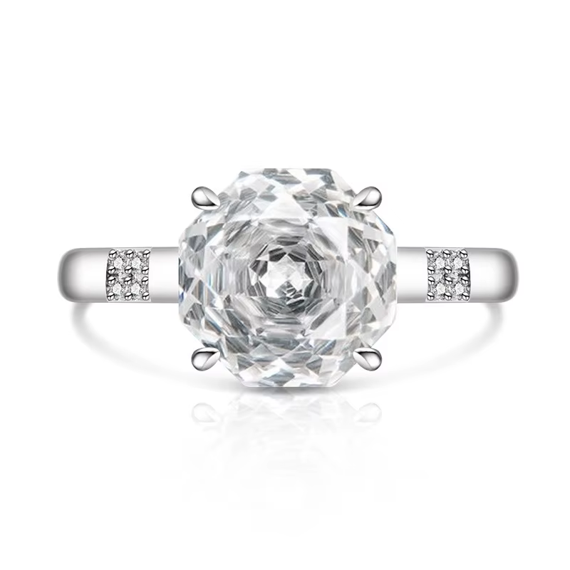 Bague en argent sterling 925, style simple, coupe rose millénaire, cadeau d'anniversaire, bijoux de 