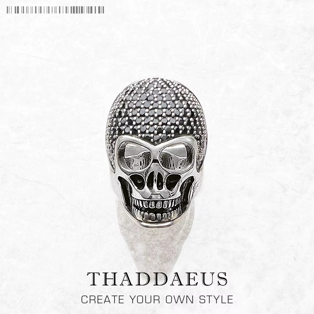 Bague tête de mort en argent Sterling 925, nouveau Style européen, cœur rebelle rue, bons bijoux pou