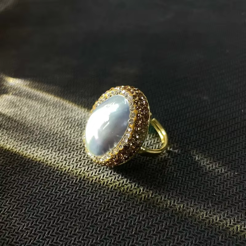 Bague Vintage en améthyste naturelle, pierre de cristal brut, taille réglable pour femmes, bijoux ré