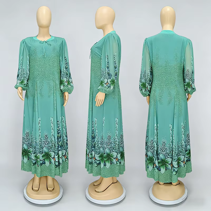 Abayas de Luxe pour Femmes Dubaï 2026 – Robe de Soirée Africaine Musulmane, Caftan Marocain, Boubou,
