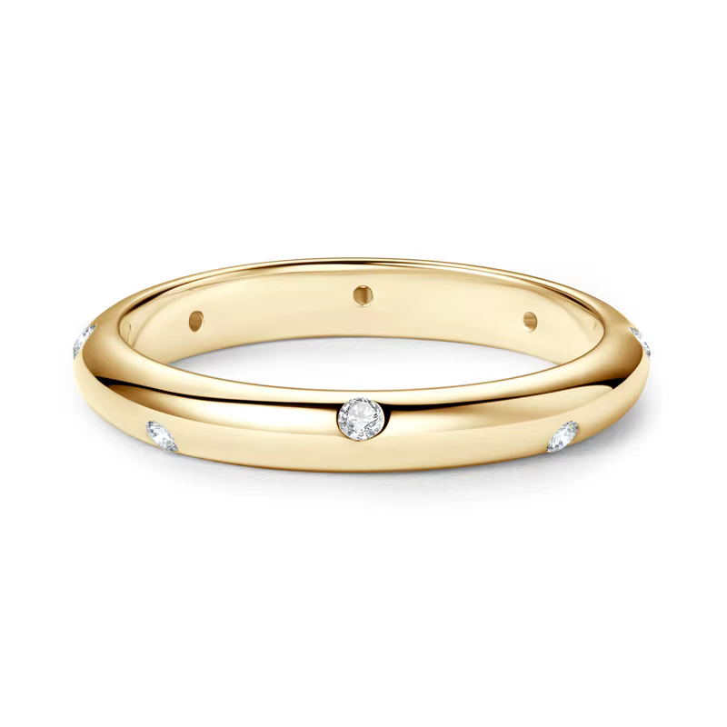 Lnngy Moissanite bague originale certifié 925 bagues en argent pour femmes Couples délicate empilabl