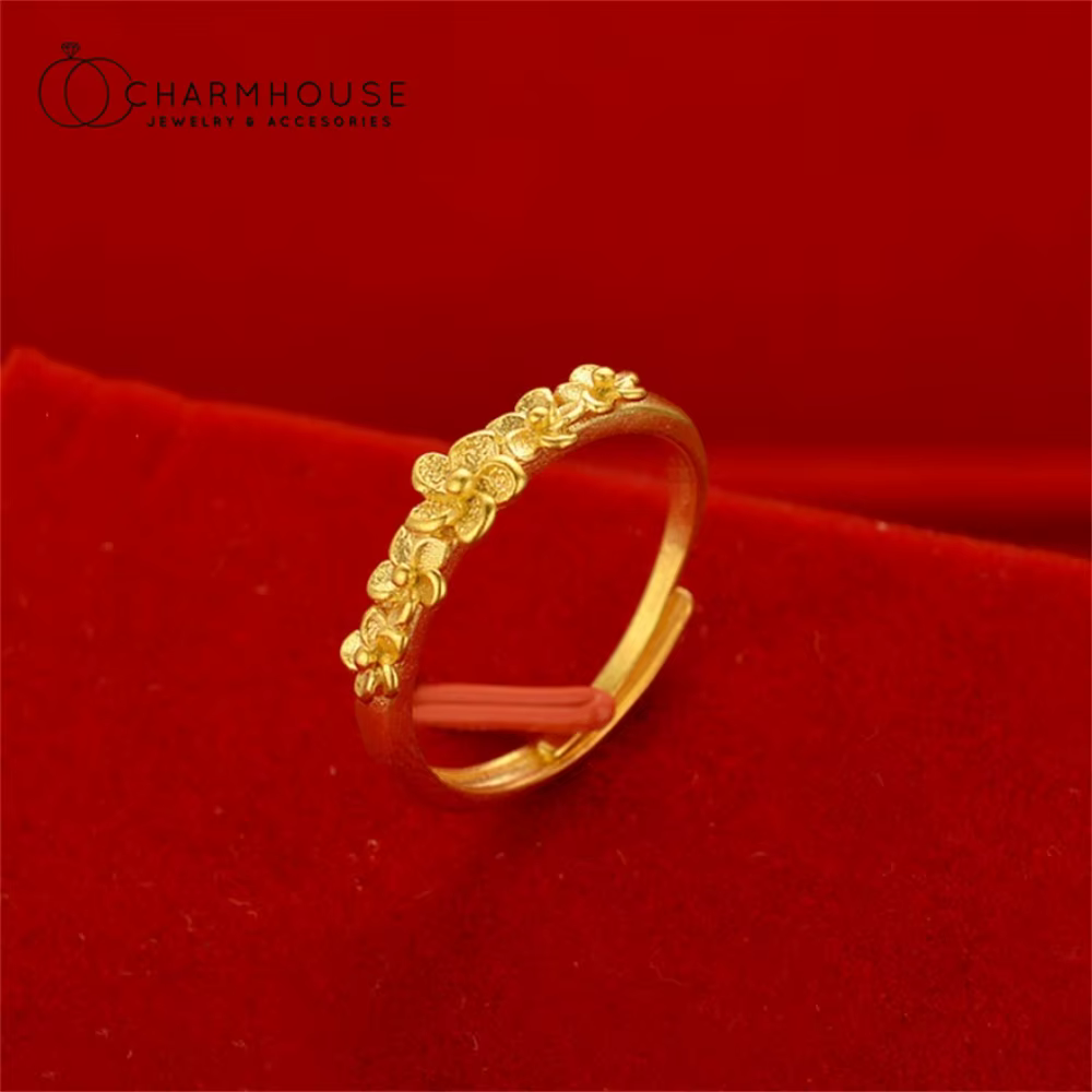 Bagues de fiançailles pour femmes, couleur or, multi-fleurs, fine, bracelet de mariage réglable, acc