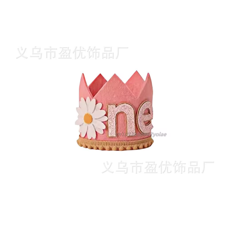 Chapeau couronne pour 1er anniversaire, bandeau pour bébé garçon et fille, chapeaux avec chiffres, d