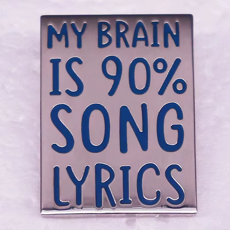 Épingle de groupe de rock pop, broche de musique de mode, insigne en métal punk rock, bijoux uniques