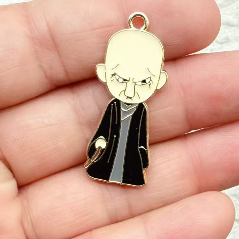 10/20/30 pièces mignonnes Harry Potter ‌   Porte-clés DIY en métal fait main, alliage, pour la fabri