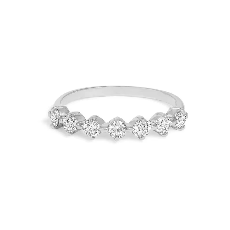 Bague Simple pour femmes, couleur or, géométrie, zircone cubique, anneaux empilables minimalistes, a