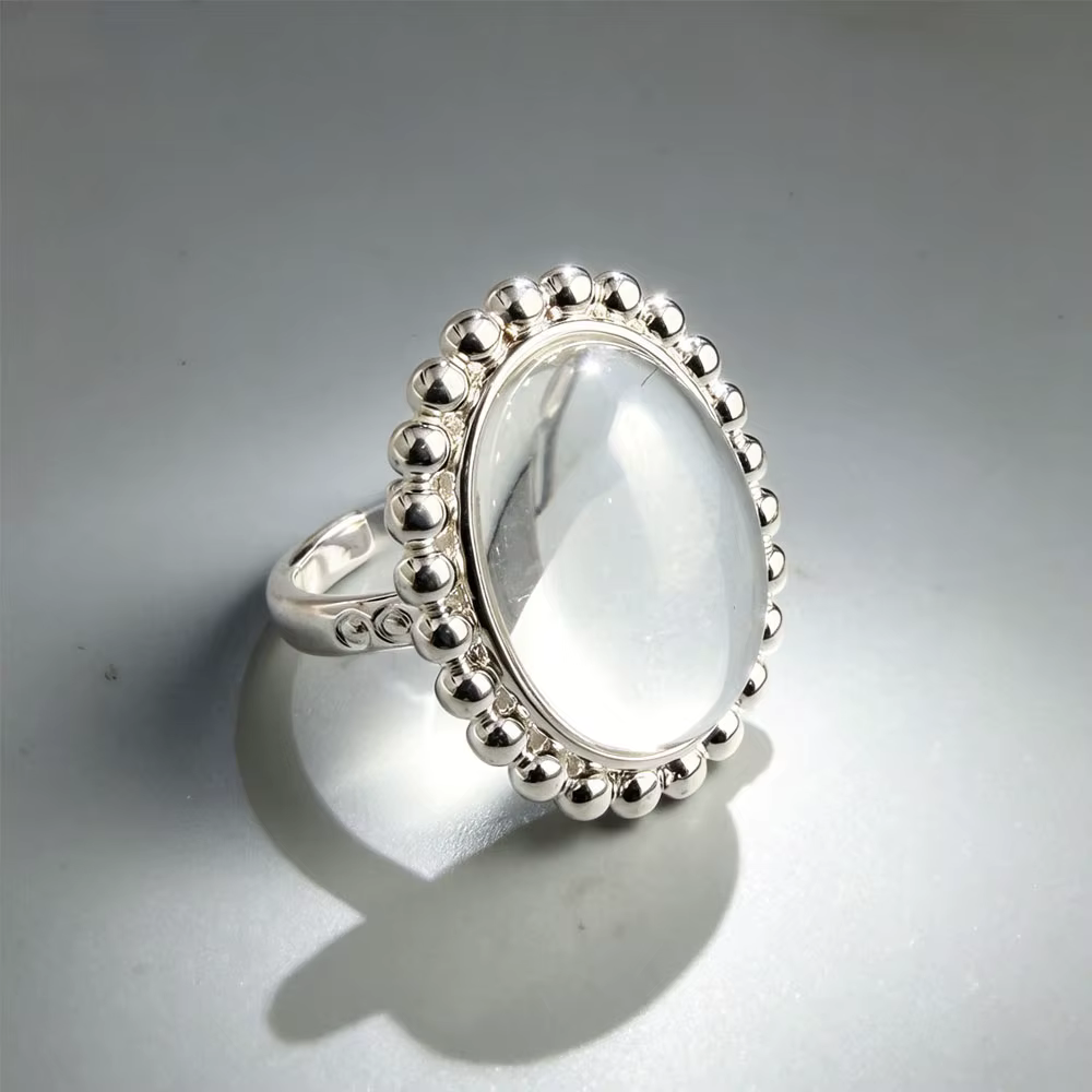 BF CLUB – bague en argent Sterling 925 pour femmes, bijoux à grosses boules, bague ouverte Vintage f