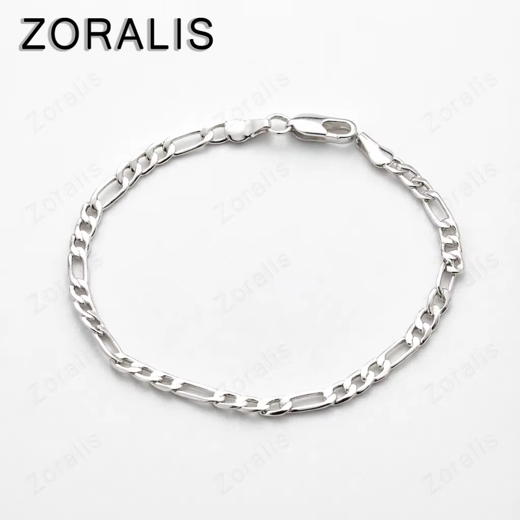 Bracelet en or 18 carats avec chaîne latérale de 4 mm, breloques classiques, bijoux à la mode pour f