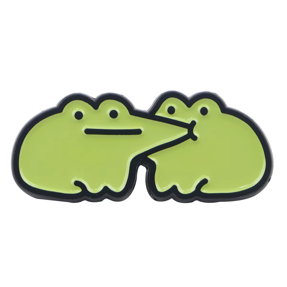 Broche en émail grenouilles mignonnes, animaux de dessin animé, Badge sur sac à dos, broche pour fem