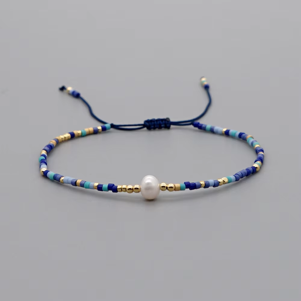 Miyuki Bracelet de perles pour femmes élégantes perles délicates bijoux Boho été plage empilables Br