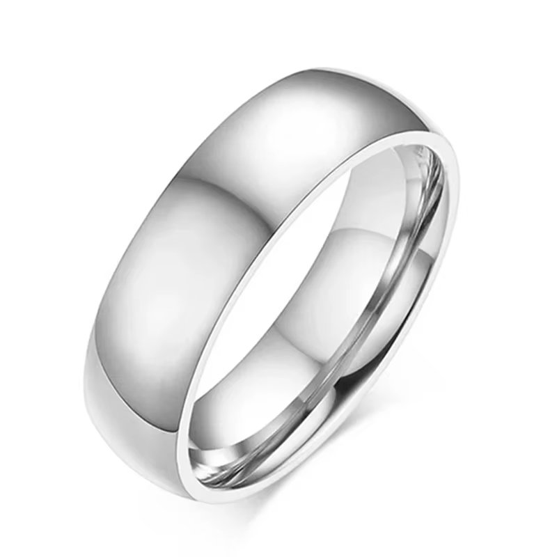 Bague de mariage pour hommes et femmes, bijoux en acier inoxydable, cadeau d'anniversaire de Couple,