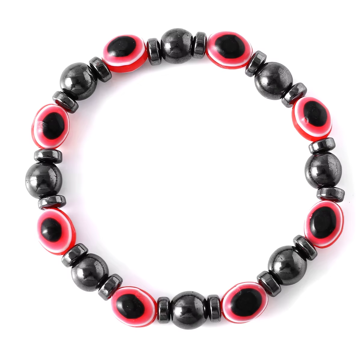 Bracelet turc anti-mal à l'œil bleu pour hommes et femmes, bijou perlé fait main avec pendentif papi