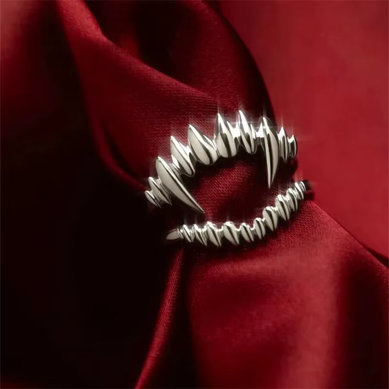 Jeu Baldur's Gate 3 anneaux Cosplay Astarion Vampire anneau en métal réglable accessoires d'hallowee