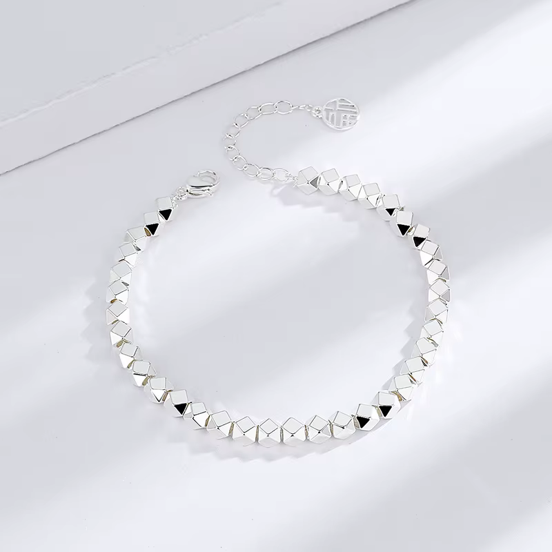 Collier brillant en argent regardé Chim925 pour femme, pull à la mode, bijoux fins, accessoires cade
