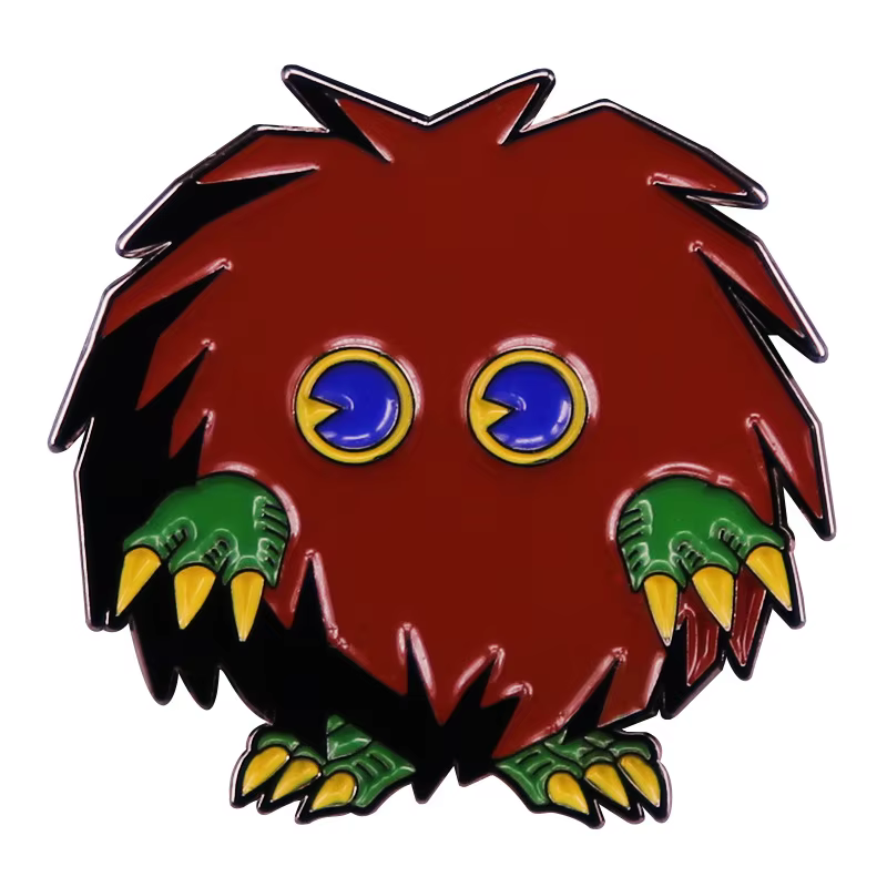 Yu-Gi-Oh! Broches émaillées Kuriboh Anime pour sacs à dos et jeans, bijoux fantaisie pour femmes, ca