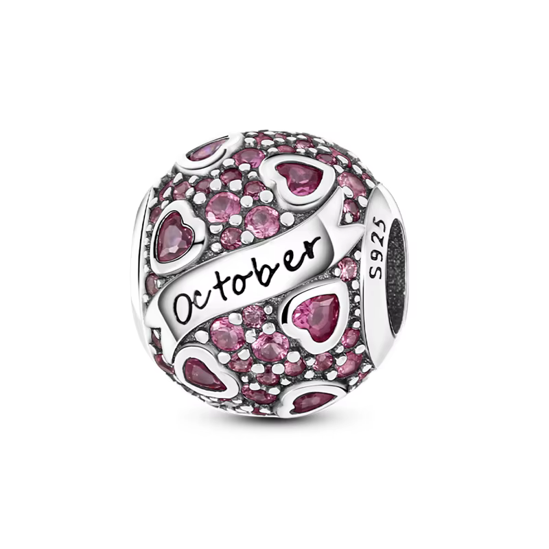 Breloques de la série december Birthstone pour femme, argent regardé 925, perles de charme, convient
