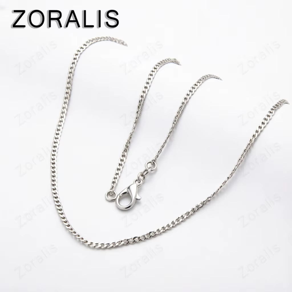 Chaîne de collier plate en or 18 carats de 2 mm pour femmes et hommes, bijoux de mode pour mariage, 